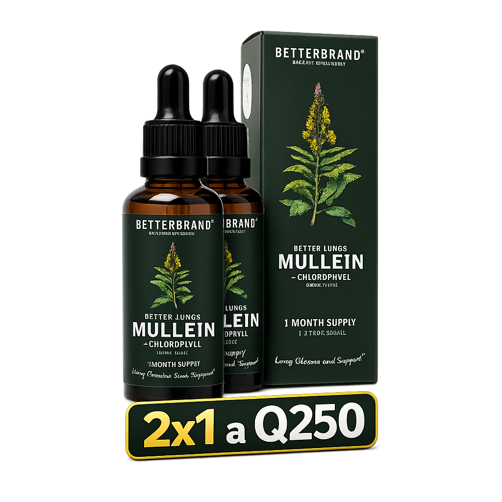🌿Mullein + Chlorophyll™ | Apoyo Natural para el Bienestar Respiratorio