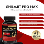 🔥 Shilajit PRO MAX - Poder y Rendimiento Masculino