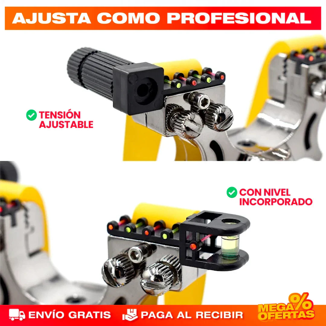 🎯Resortera con Lacer™ - RESORTERA DE PRECISIÓN CON LÁSER | ENVÍO GRATIS🎁