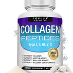 🦴 Colageno Peptides - 60 Capsulas | Piel Radiante, Cabello Fuerte y Articulaciones Saludables