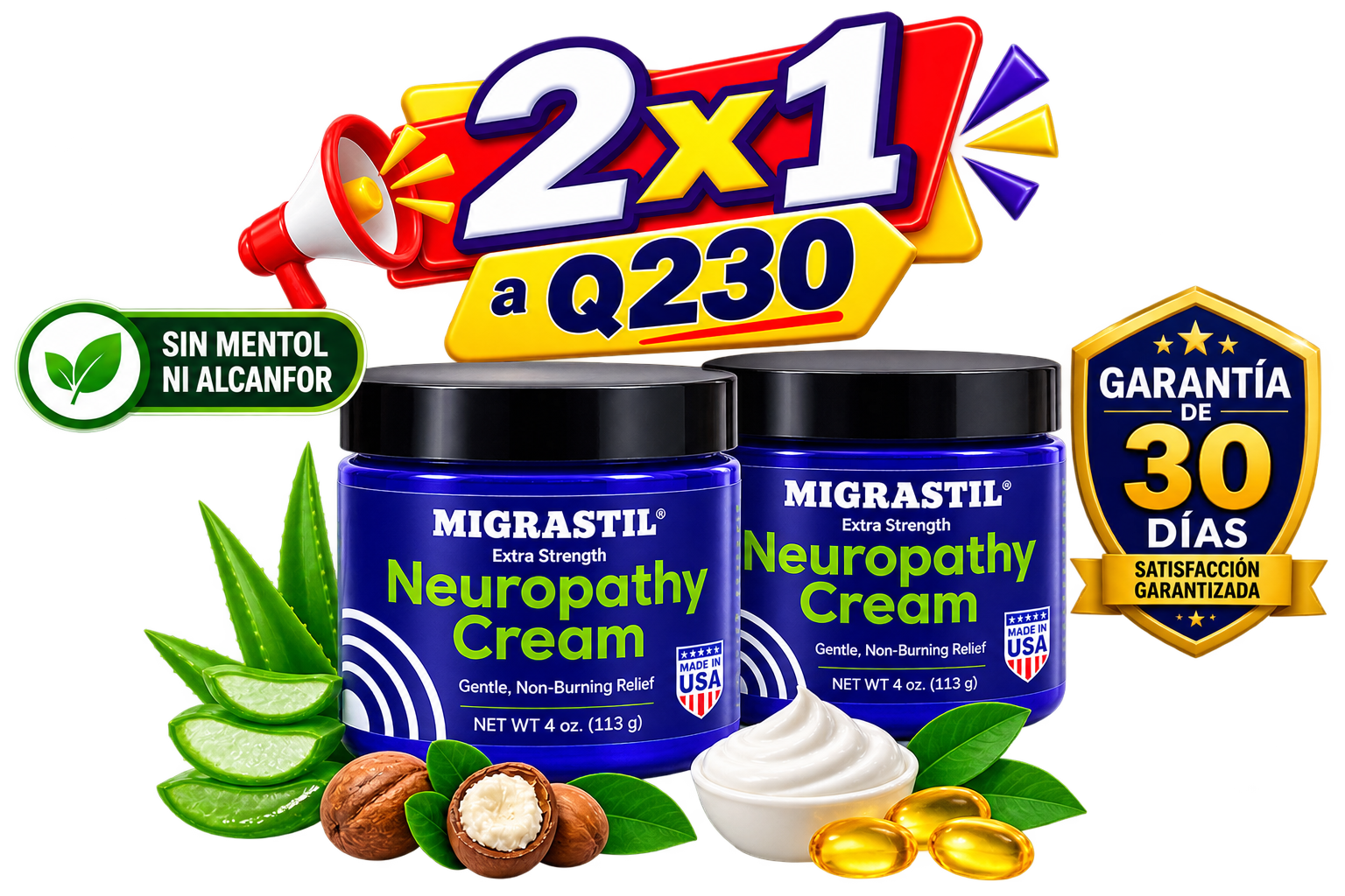 Migrastil Neuropathy Cream Extra Strength