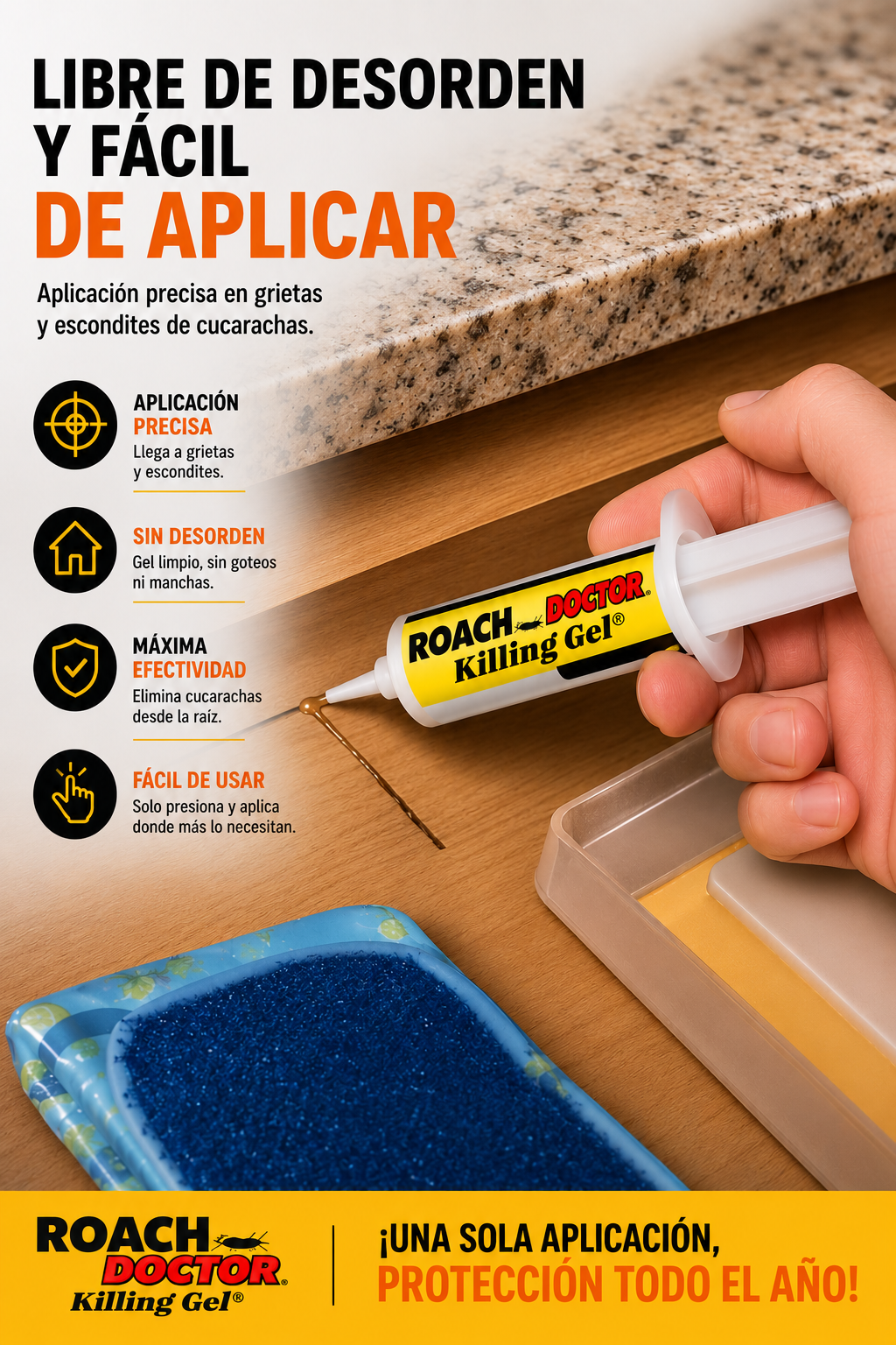 Roach Doctor® - Las cucarachas desaparecen, tu tranquilidad permanece | Envió Gratis 🎁