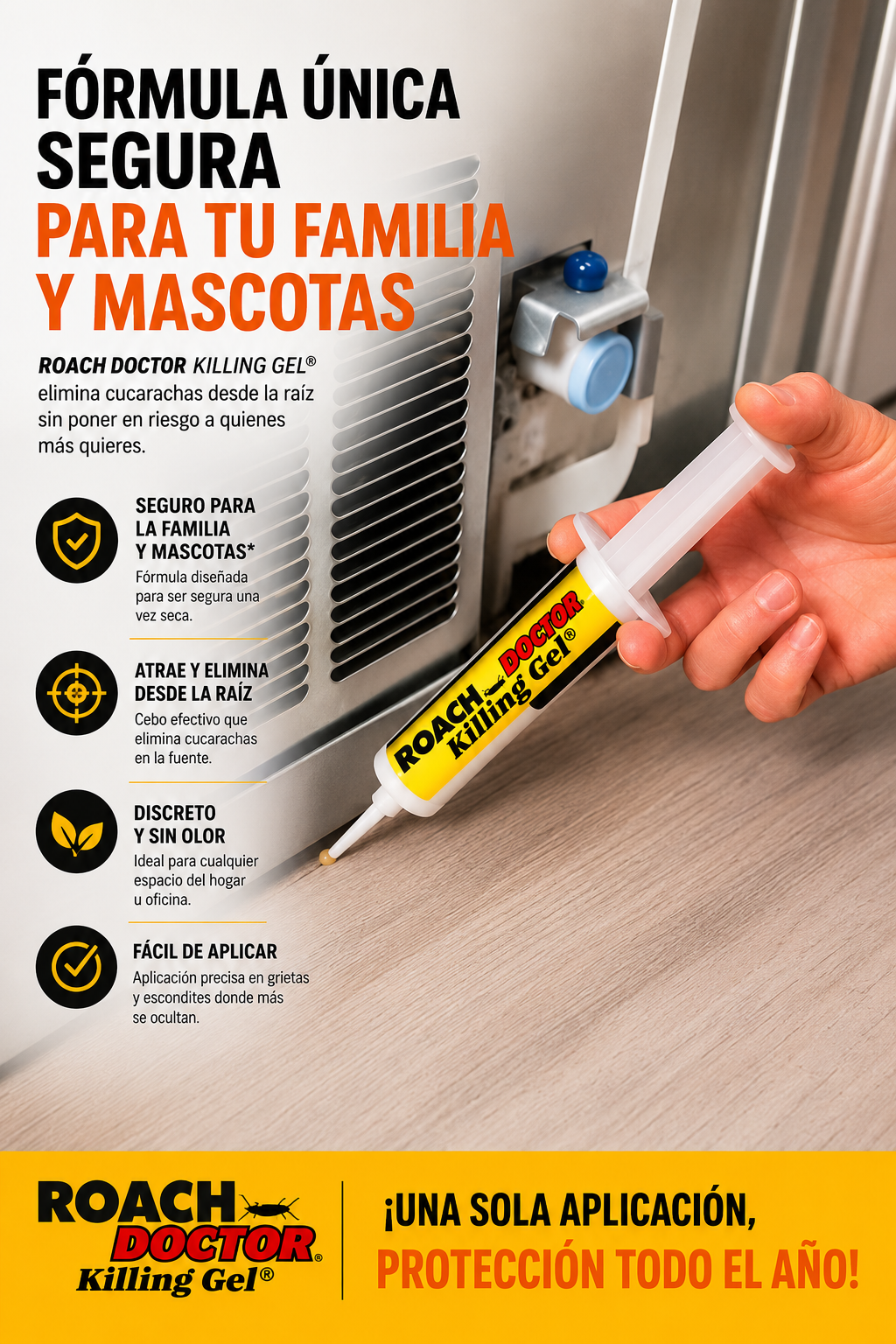 Roach Doctor® - Las cucarachas desaparecen, tu tranquilidad permanece | Envió Gratis 🎁