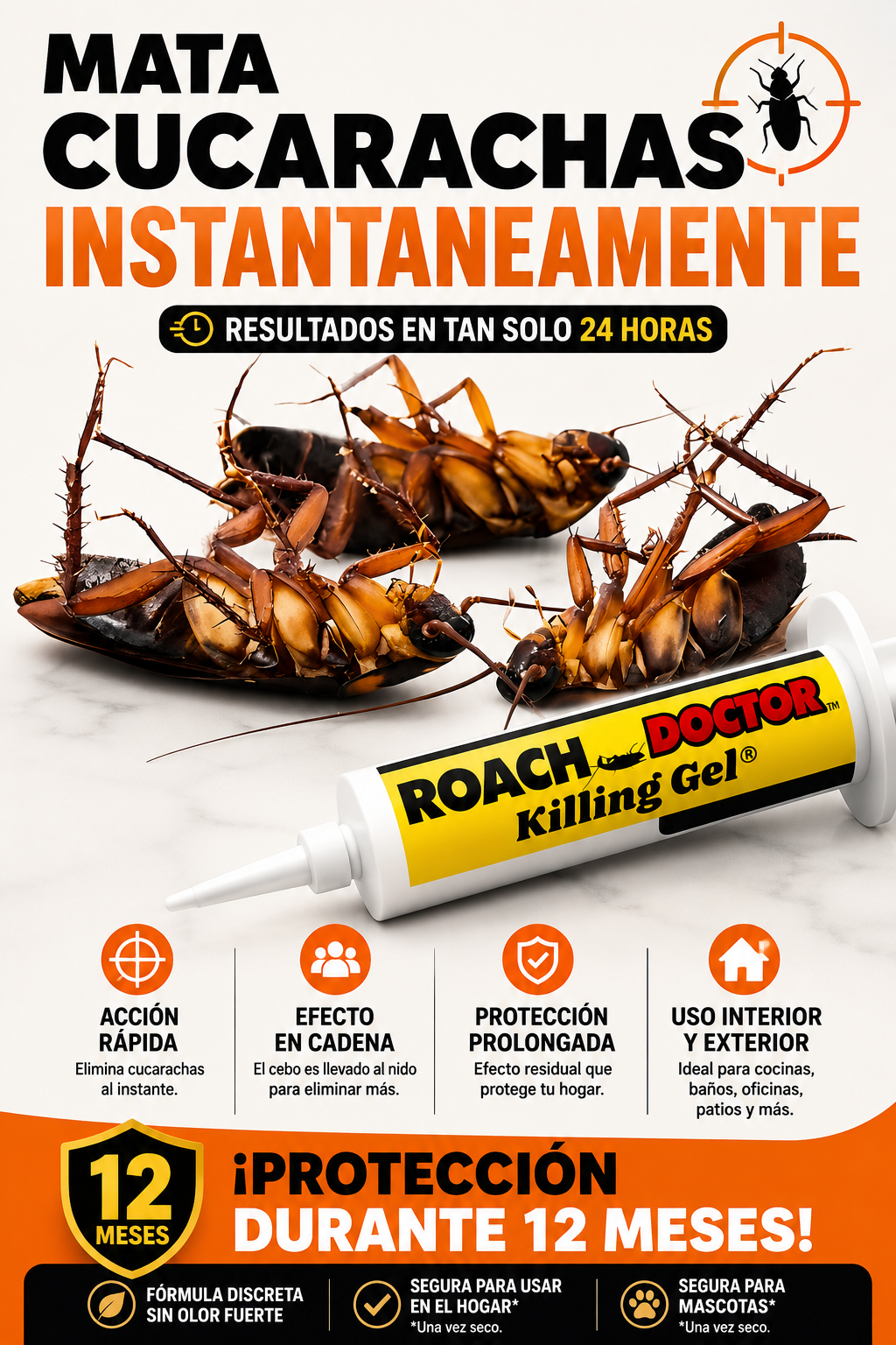 Roach Doctor® - Las cucarachas desaparecen, tu tranquilidad permanece | Envió Gratis 🎁
