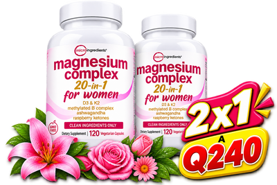 🩷 MAGNESIUM COMPLEX FOR WOMEN X 120 CAPSULAS
