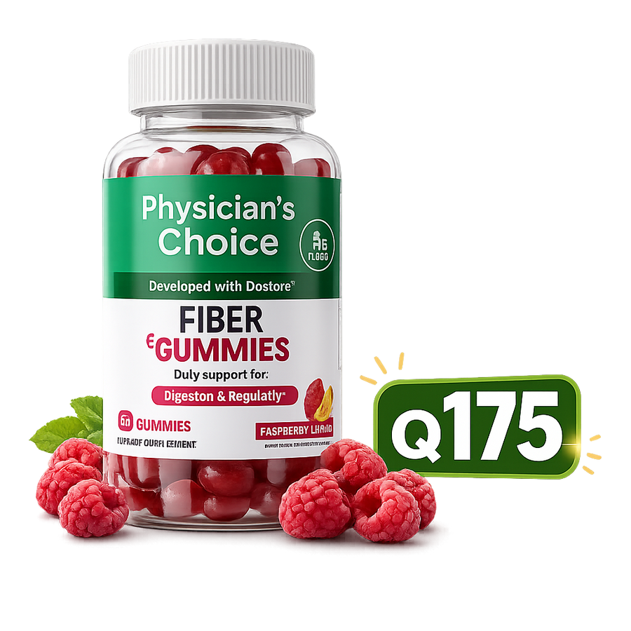 Fiber Gummies – Gomitas de Fibra con Sabor a Frambuesa 🍓