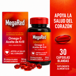 🔥MegaRed Omega-3® Gel Suave – Apoya tu corazón, mente y articulaciones+envio gratis
