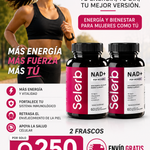 🛡️SELERB NAD+ para mujeres | Suplemento Premium para Mujeres – 60 Cápsulas