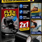 💧 FLEX TAPE® | Cinta Adhesiva Impermeable de Alta Resistencia